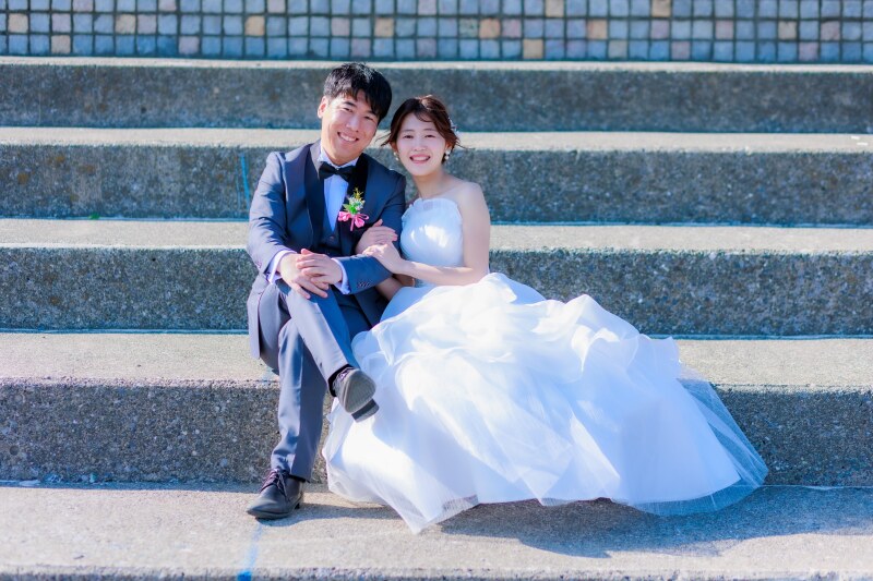 石段で寄り添う締めくくり