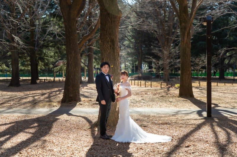 森の中のフォトステージ