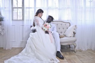 スタジオで洋装撮影☆