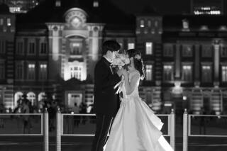 和装は新緑庭園、洋装は東京駅ナイトの1日ロケプラン