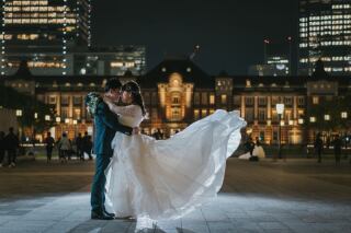 レトロでオシャレな東京駅で記念と思い出と記憶に残るウエディングフォトを