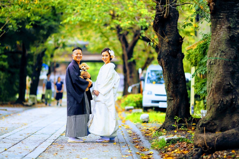 ワンちゃんと一緒に☆