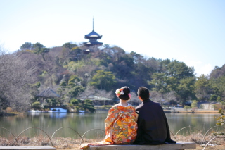 和装ロケ☆日本庭園