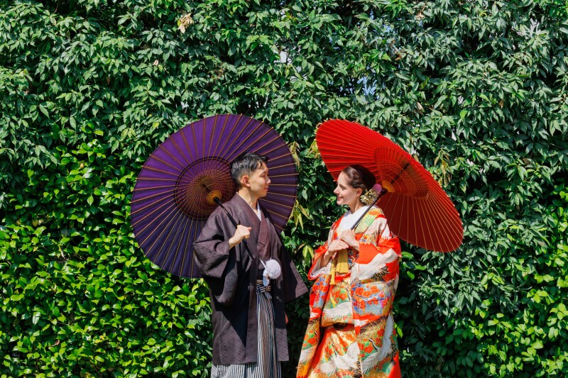 個性あふれる和傘