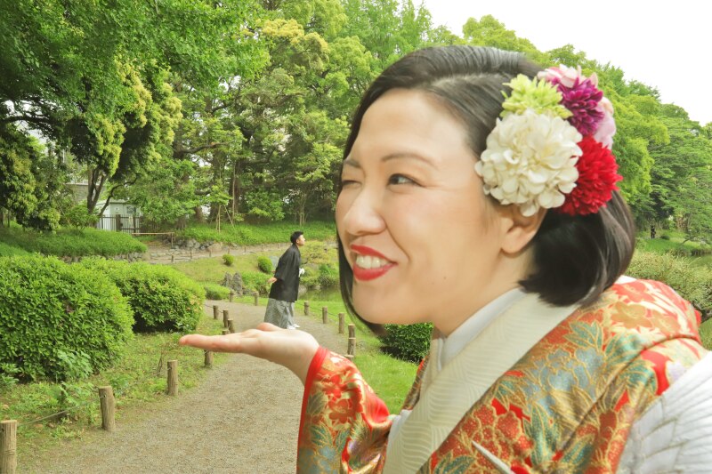 小さくなった新郎さん