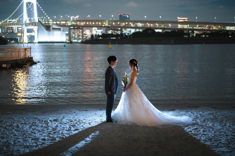 オシャレにシルエットカット撮影