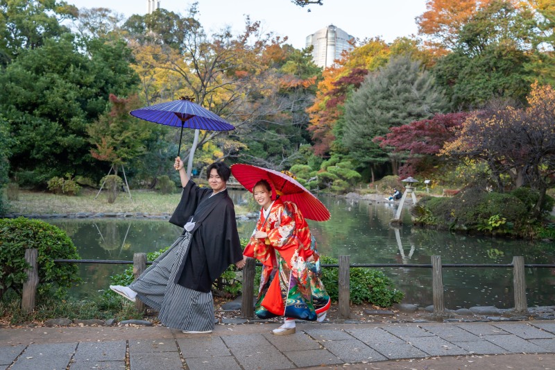 喜びを体いっぱいに！撮影の最後は自由に