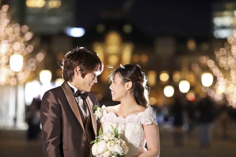 東京駅をバック☆