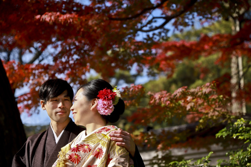 紅葉と