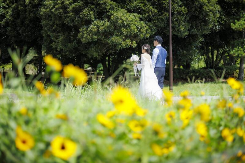 自然に囲まれて