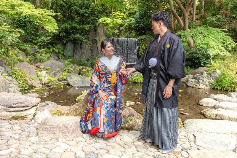 滝の音に包まれて