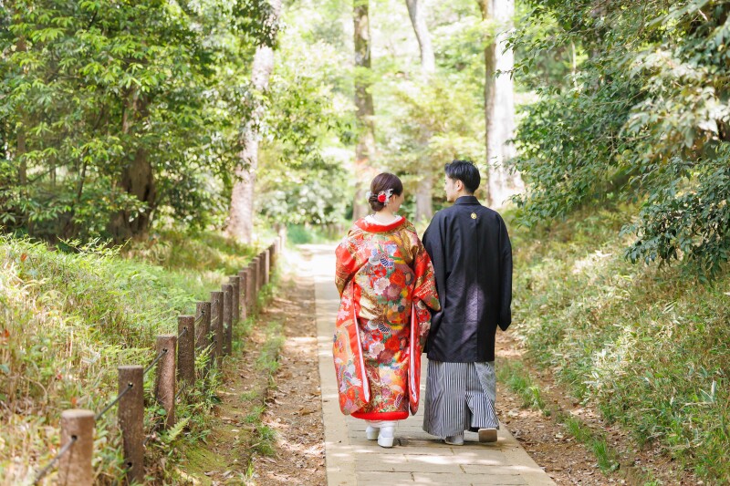 新緑のロケーションを贅沢に