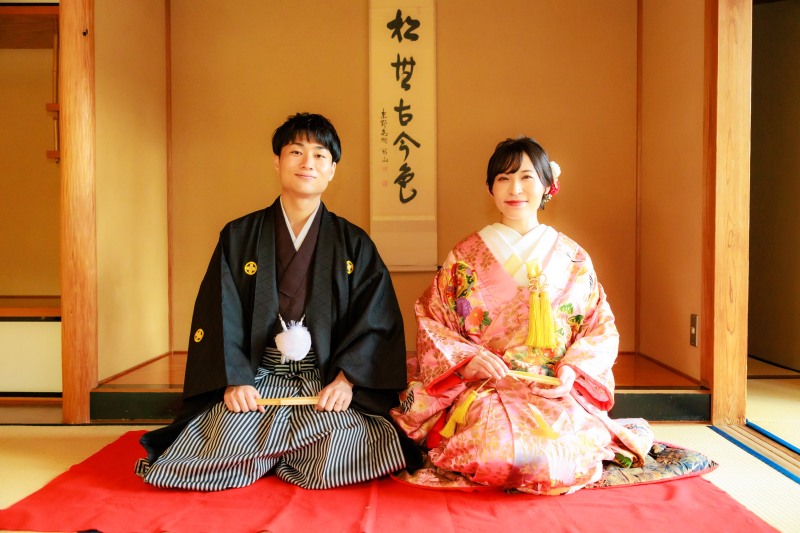 心落ち着く和室での一枚