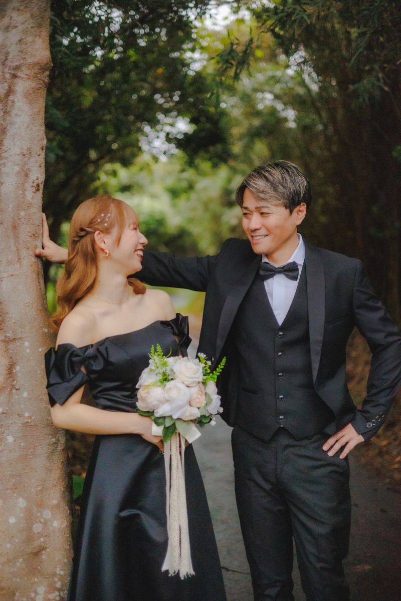 自然体な二人の笑顔