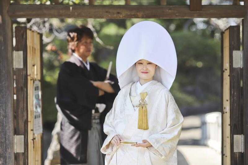 凛とした花嫁姿