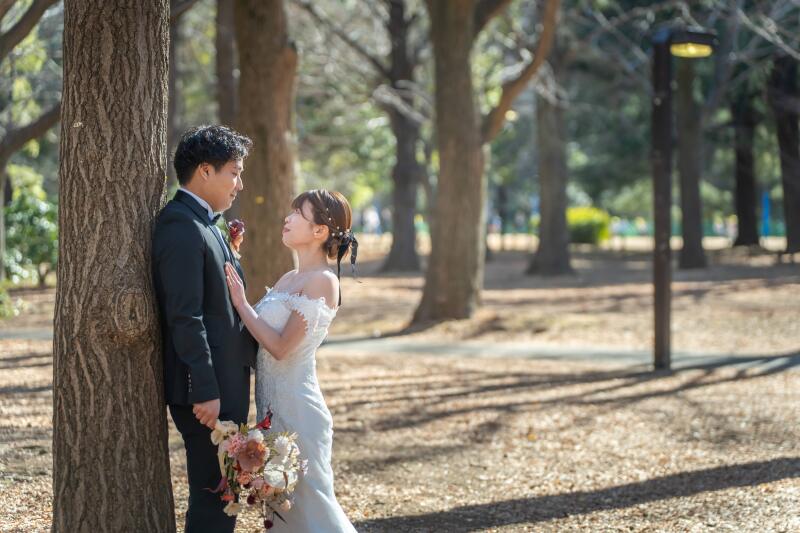 見つめ合うお二人の世界