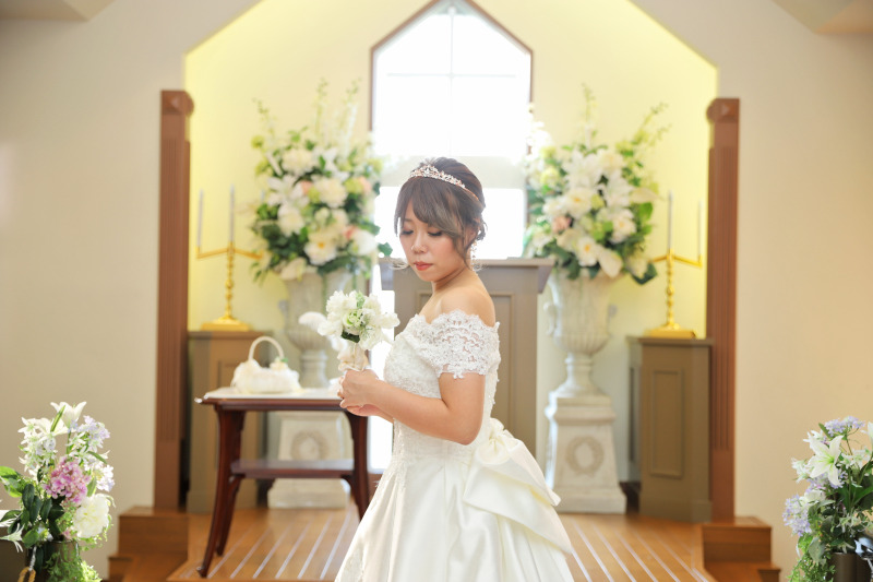 新婦さんのソロショット
