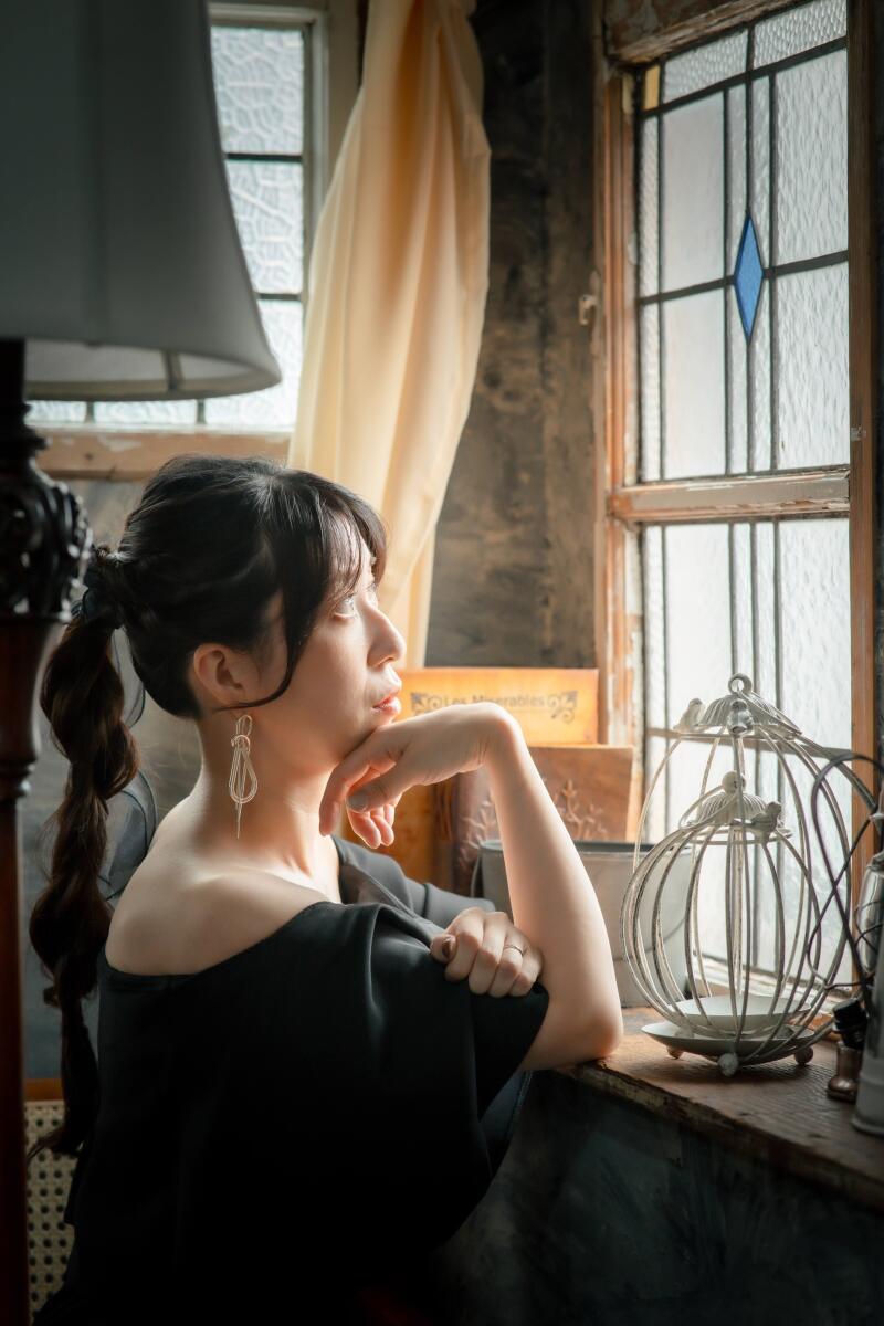 美人なご新婦様のクールなピンショット