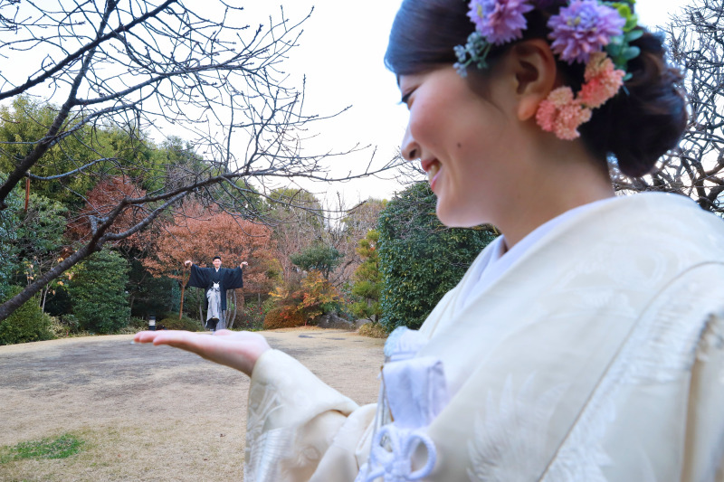 ちいさくなった新郎さん