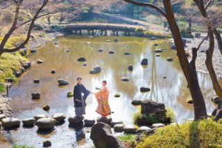 和装ロケ☆小石川後楽園