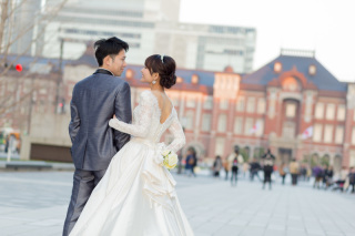 洋装ロケ☆東京駅☆サンセット