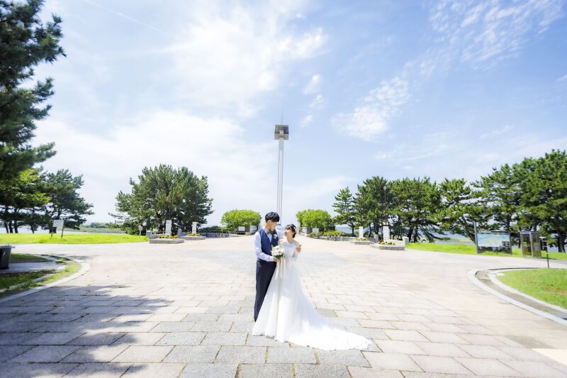 雄大な景色と共に