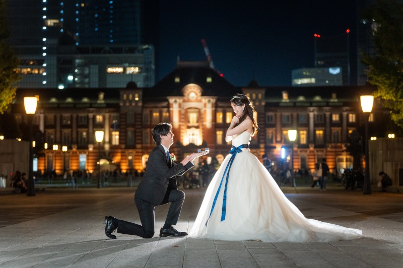 約束の場所でプロポーズ