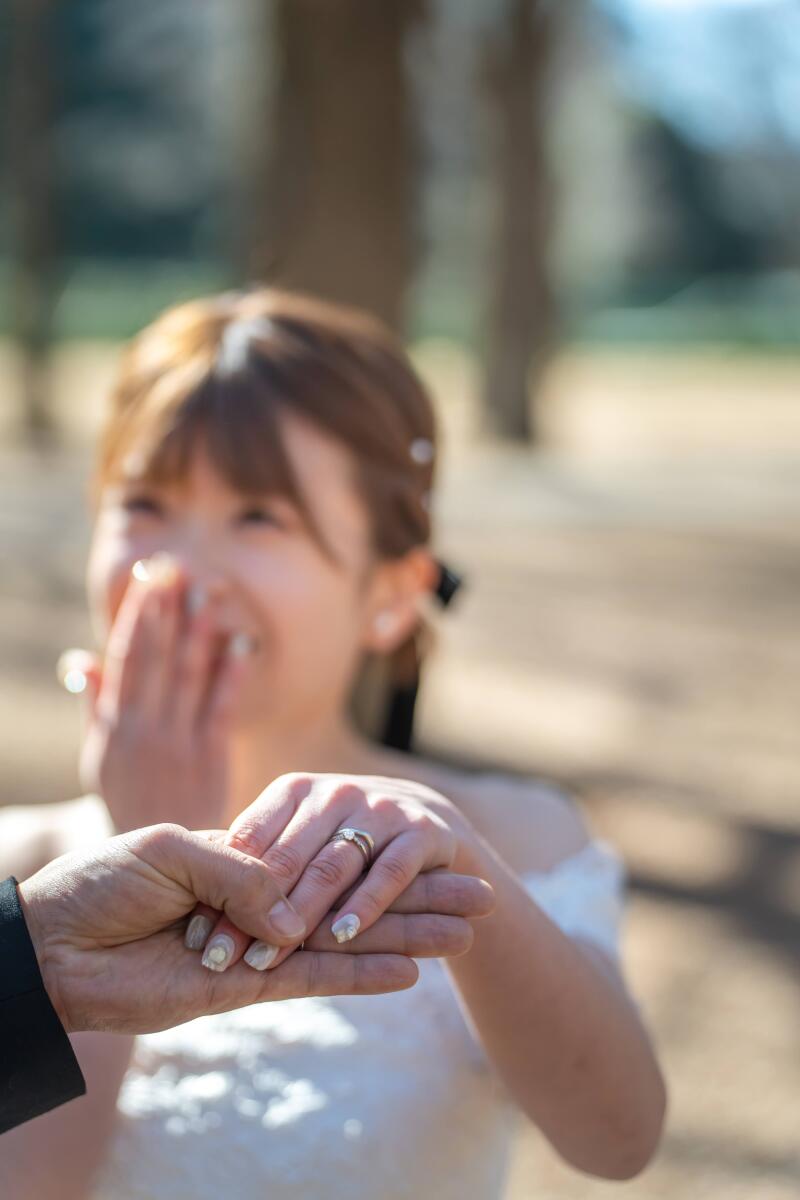 輝くリングに想いを込めて