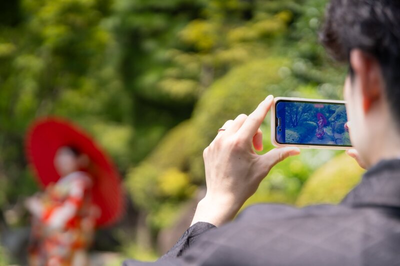 スマートフォンで残す記念