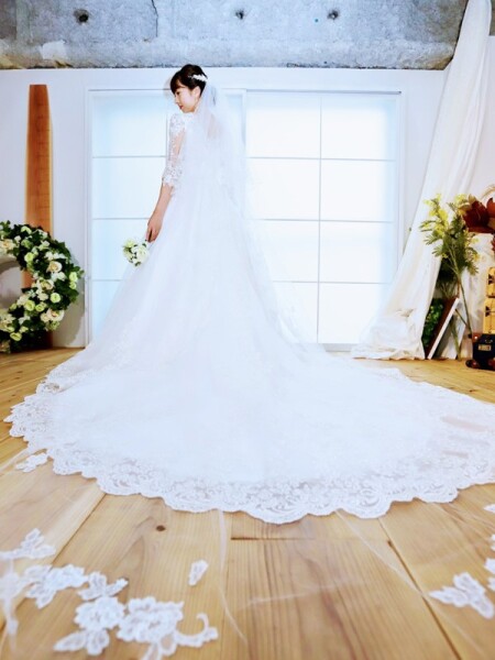 新婦さんのバックショット