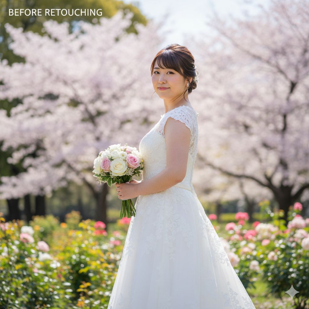 ヘアメイクの技術 写真1 before