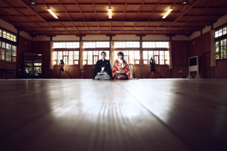 ふたりの思い出の地にて。思い出話を聞くのが好きです。