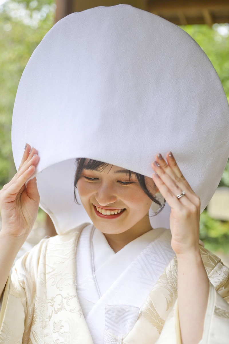 白無垢（綿帽子）