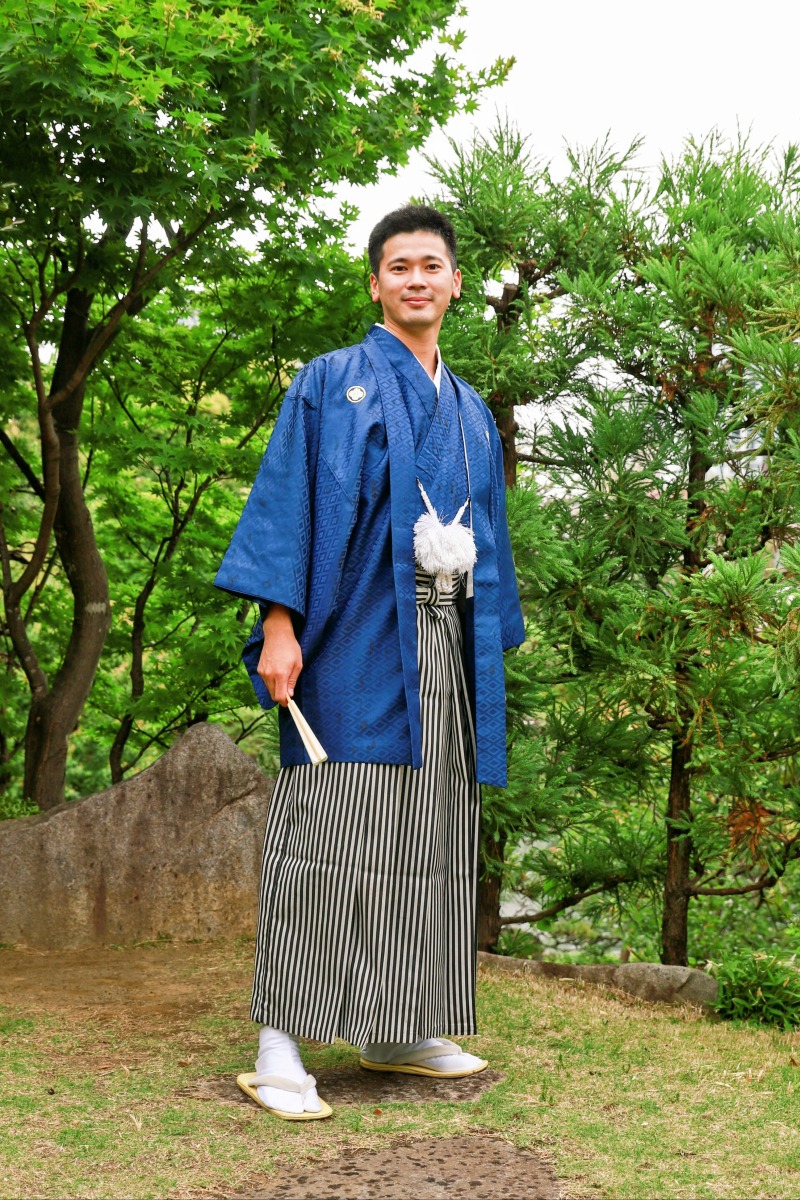 紋付き袴（紺）