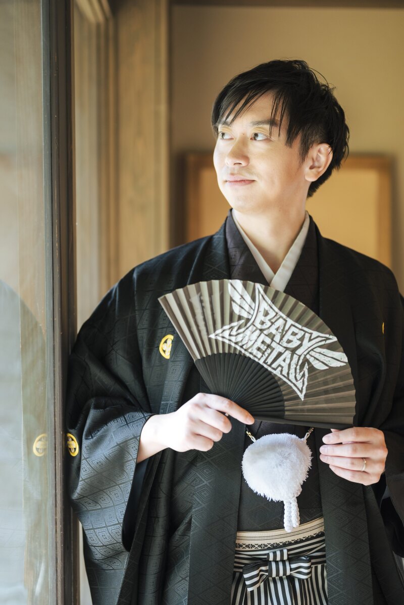 紋付き袴（黒）