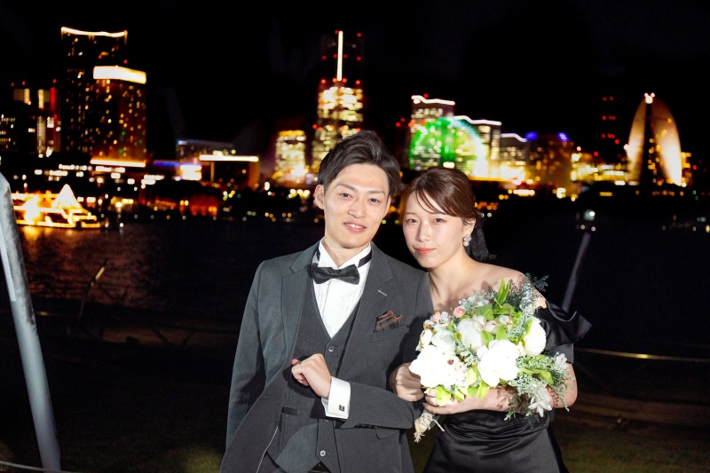 夜景を味方につけて