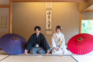 【目白庭園】白無垢で巡る初夏の和装前撮り