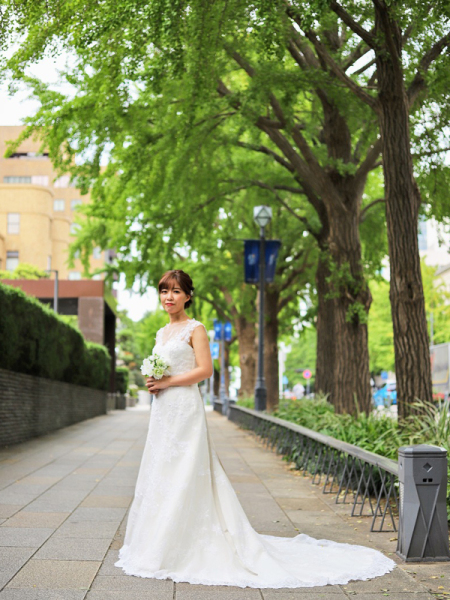 新婦さんのソロショット