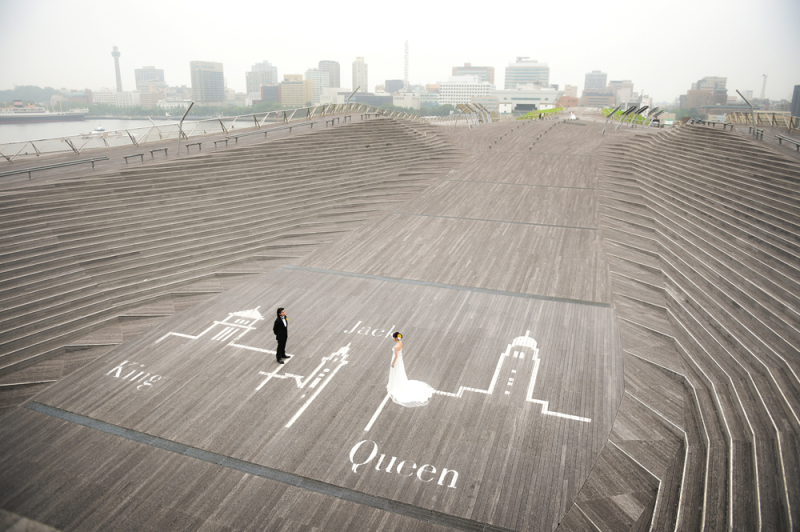 洋装ロケ☆大桟橋