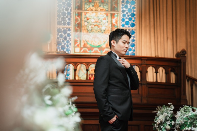 ご新郎様の真剣な眼差し