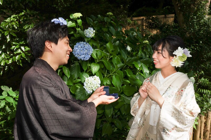 プロポーズのサプライズ