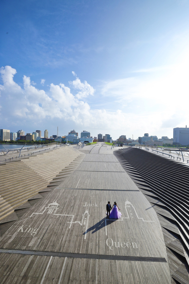 横浜三塔の画で