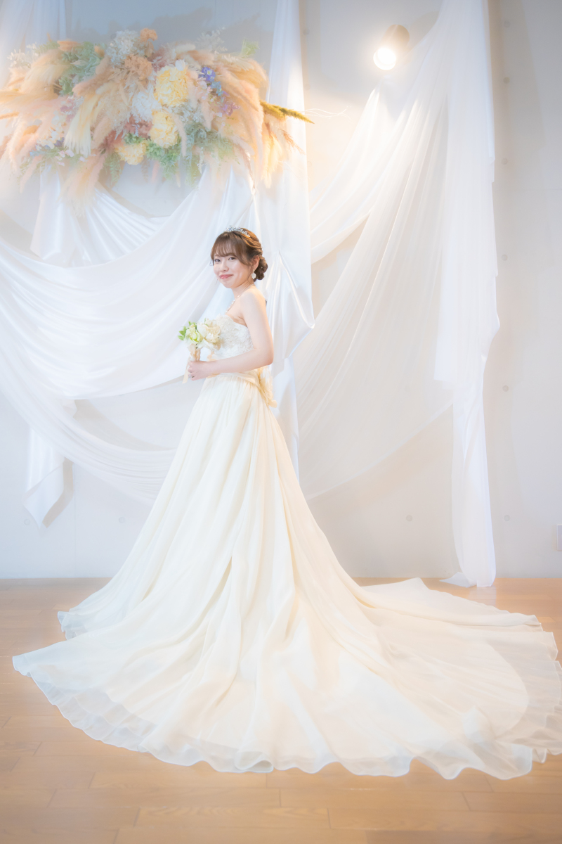 ドレス立ち姿が美しいです