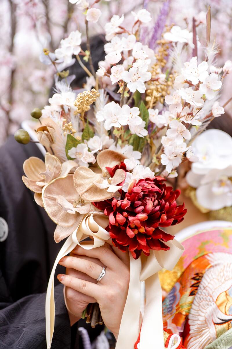 季節を彩るオリジナルブーケ