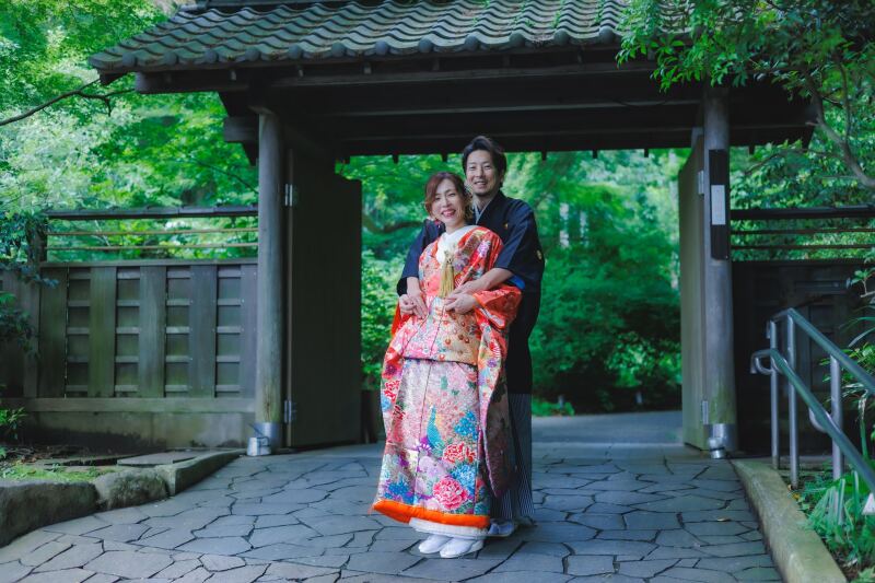 久良岐の入り口の門前にて