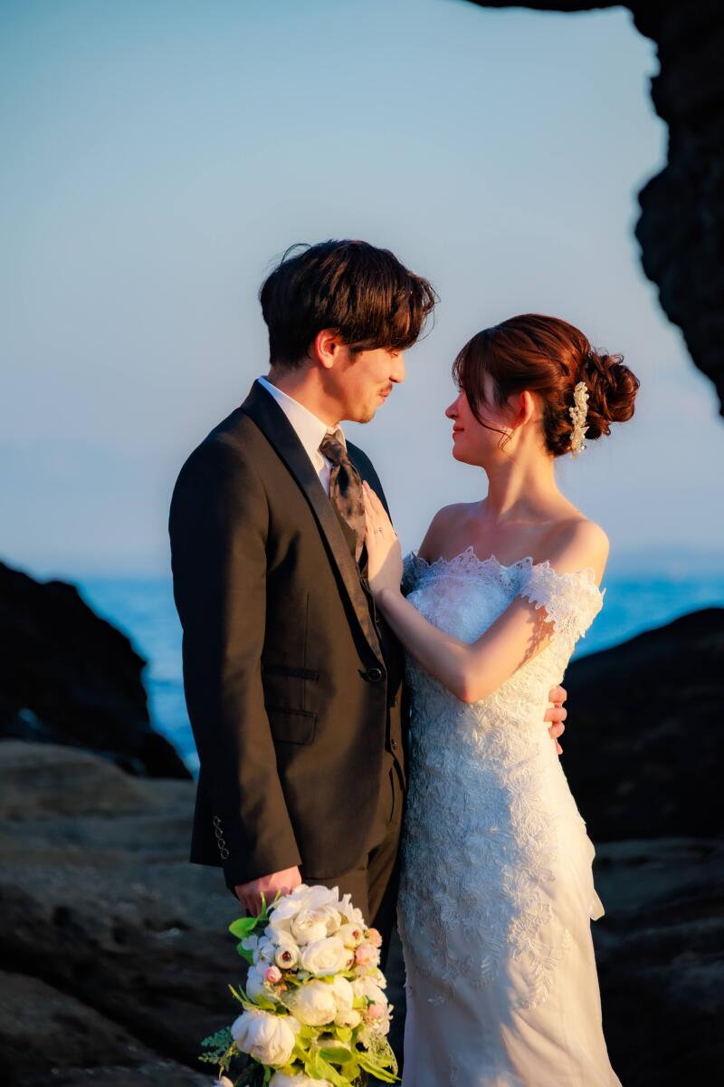 見つめ合うお二人の空気感