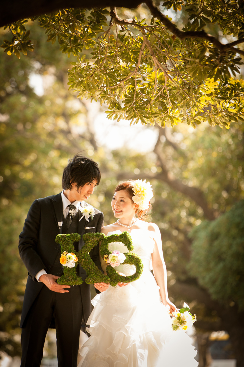 大きいイニシャル小物を
