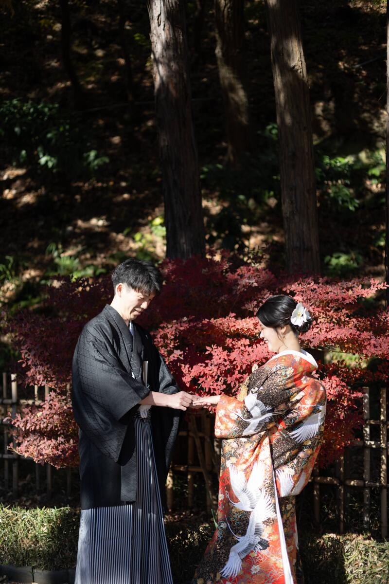 12月中旬でも紅葉の名残が残っていました