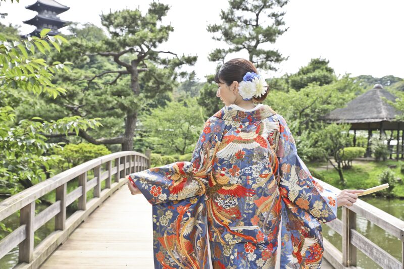 橋の上から望む景色