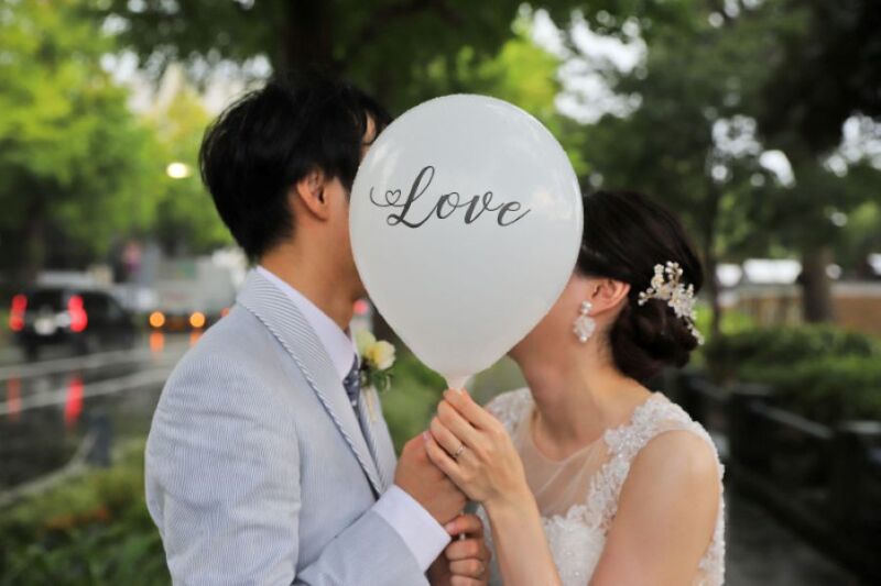 持ち込み小物で可愛く演出